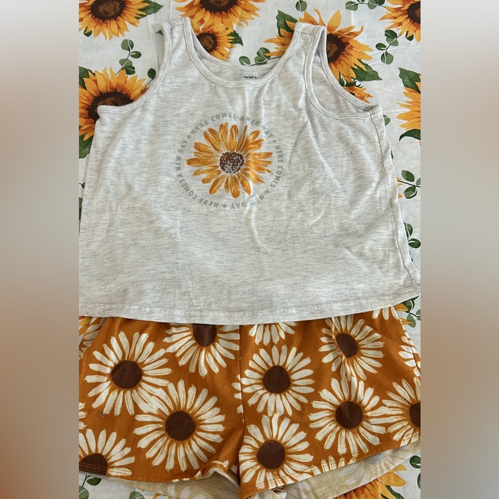 Carters Sunflower PJ’s